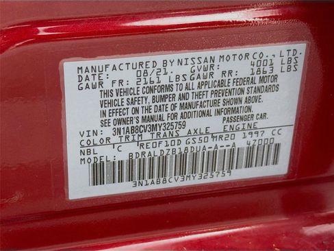 Used 2021 Nissan Sentra SV w/ SV Premium Package FWD image 39