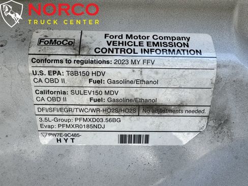 Used 2023 Ford Transit 350 148 High Roof Extended w/ Fleet Safety Package RWD image 27