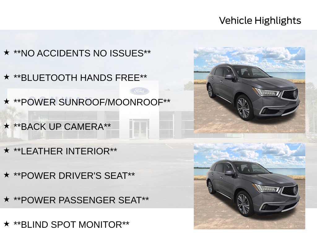 Used 2017 Acura MDX w/ Technology Package FWD image 3