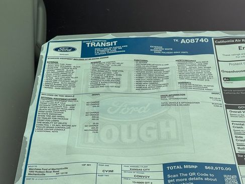 New 2026 Ford Transit 350 148 High Roof Extended AWD w/ Exterior Upgrade Package image 10