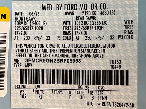 Used 2025 Ford Bronco Sport Heritage w/ Convenience Package AWD/4WD image 75