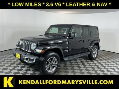 Used 2021 Jeep Wrangler Unlimited Sahara w/ Uconnect 4C Nav & Sound Group