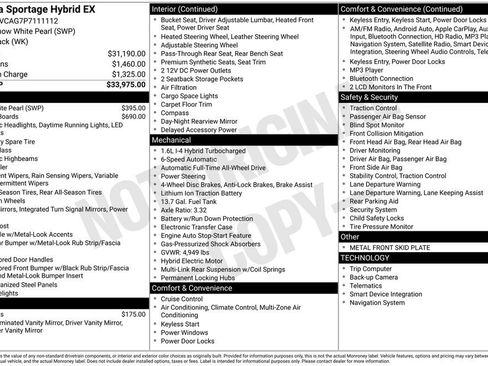 Used 2023 Kia Sportage EX image 34
