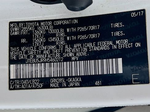 Used 2017 Toyota 4Runner SR5 Premium image 12