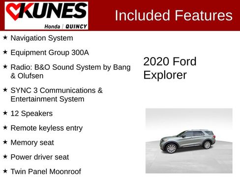 Used 2020 Ford Explorer Limited AWD/4WD image 2