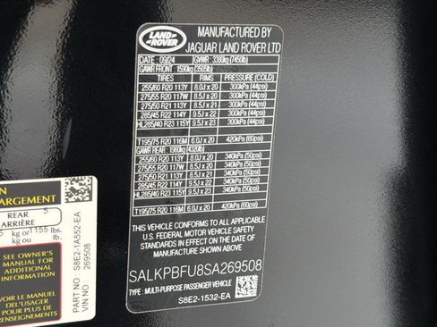 Used 2025 Land Rover Range Rover Long Wheelbase SE AWD/4WD image 25