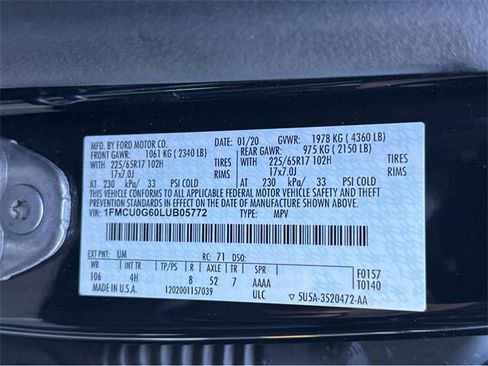 Used 2020 Ford Escape SE image 44