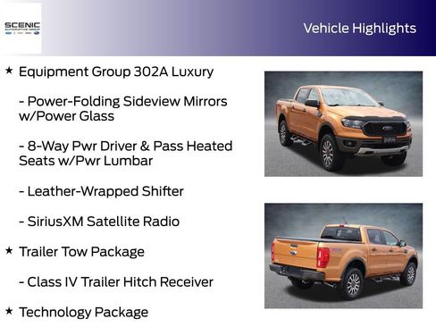 Used 2019 Ford Ranger XLT w/ Equipment Group 302A Luxury AWD/4WD image 10