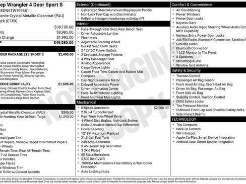 New 2026 Jeep Wrangler Sport S image 25