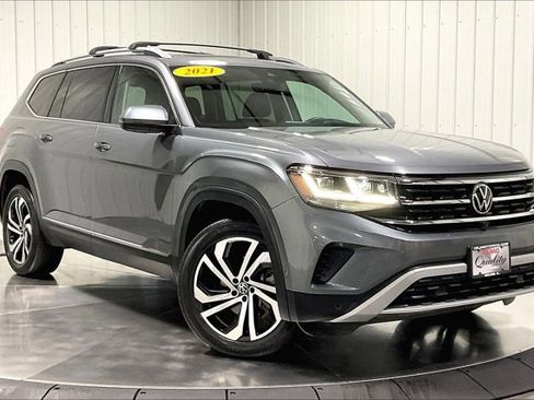 Used 2021 Volkswagen Atlas SEL Premium image 3