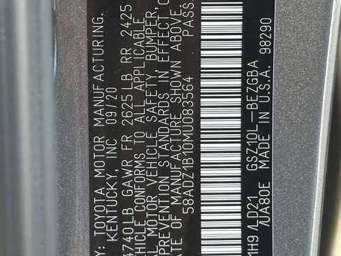 Used 2021 Lexus ES 350 w/ Premium Package image 42