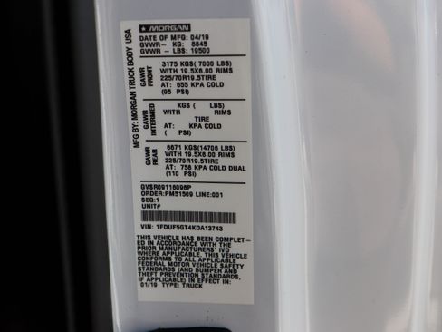 Used 2019 Ford F550 2WD Regular Cab Super Duty image 31