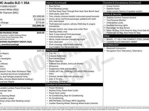 Used 2009 GMC Acadia SLE w/ Preferred Package image 3