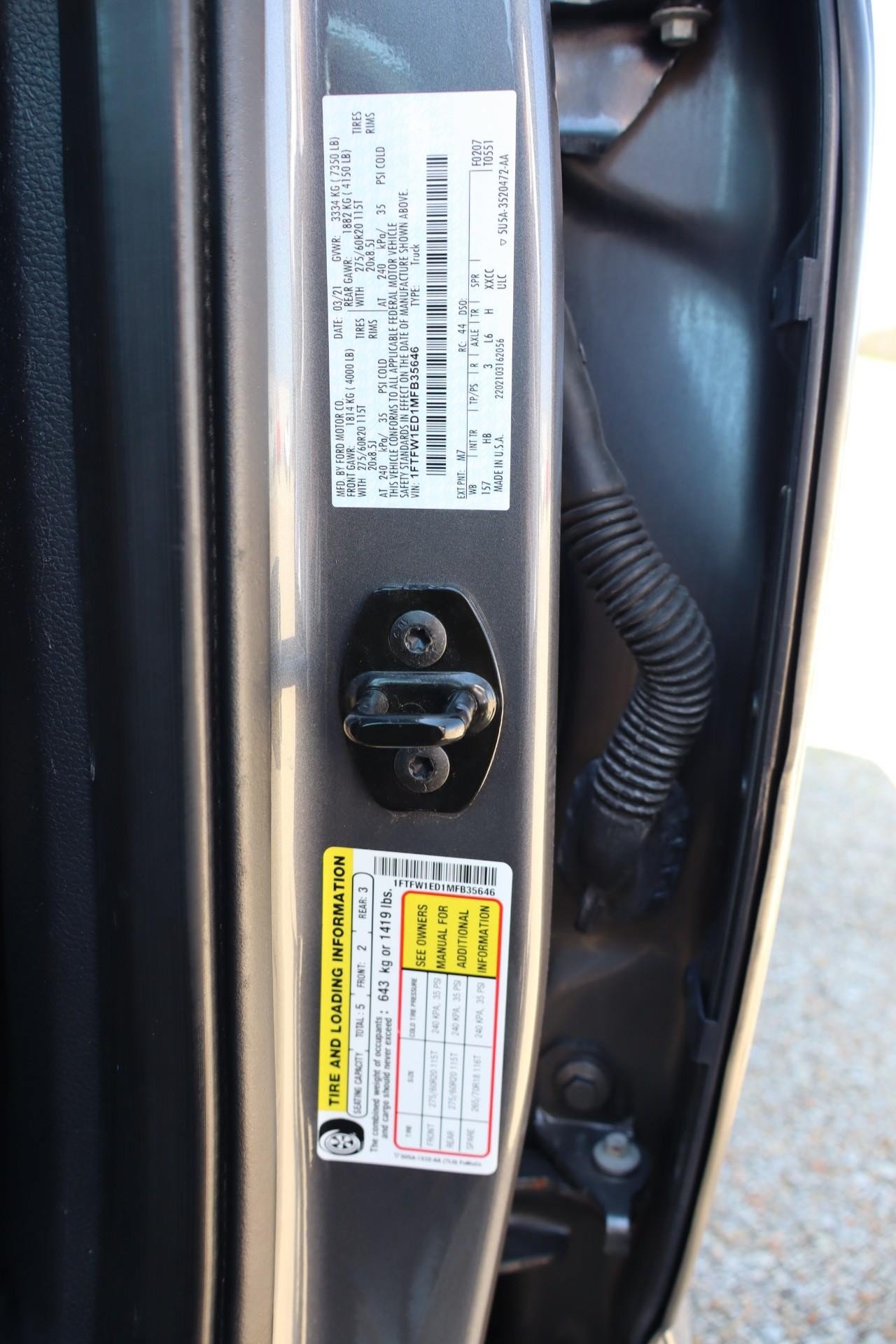 Used 2021 Ford F150 Lariat w/ Equipment Group 502A High AWD/4WD image 29