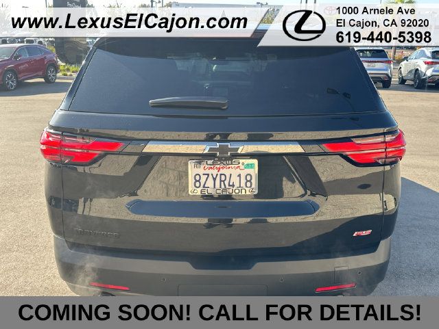 Used 2022 Chevrolet Traverse RS w/ LPO, Cargo Package FWD image 5