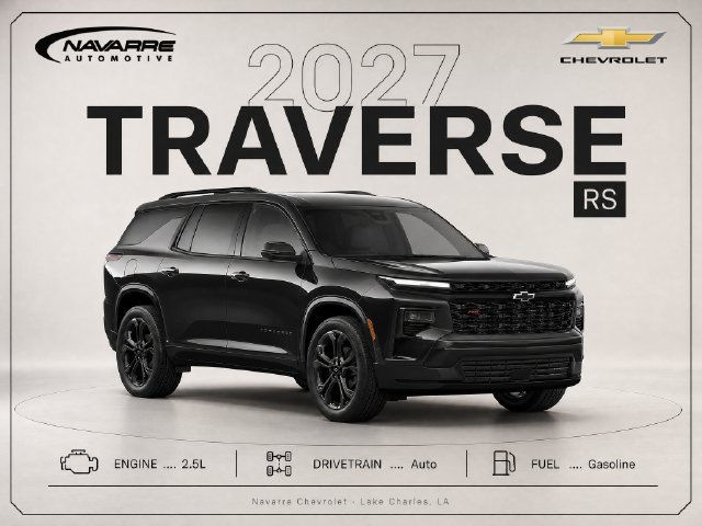 New 2027 Chevrolet Traverse RS w/ LPO, Floor Liner Package FWD image 1