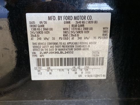 Used 2020 Lincoln Nautilus Reserve AWD/4WD image 27