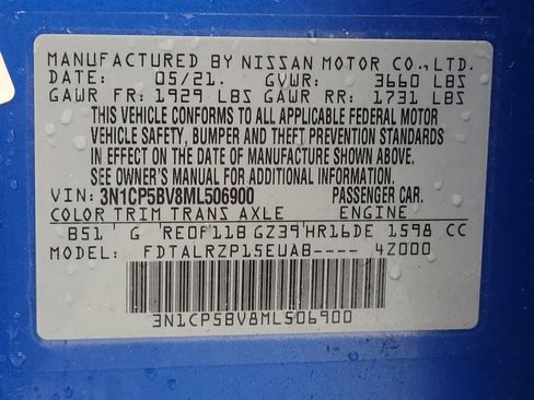 Used 2021 Nissan Kicks S FWD image 33