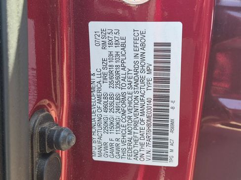 Used 2021 Honda CR-V EX-L image 29
