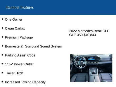 Certified 2022 Mercedes-Benz GLE 350 GLE 350 image 8