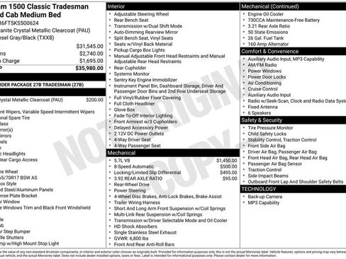 Used 2019 RAM 1500 Tradesman image 6