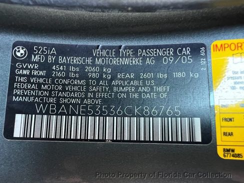 Used 2006 BMW 525i Sedan RWD image 92