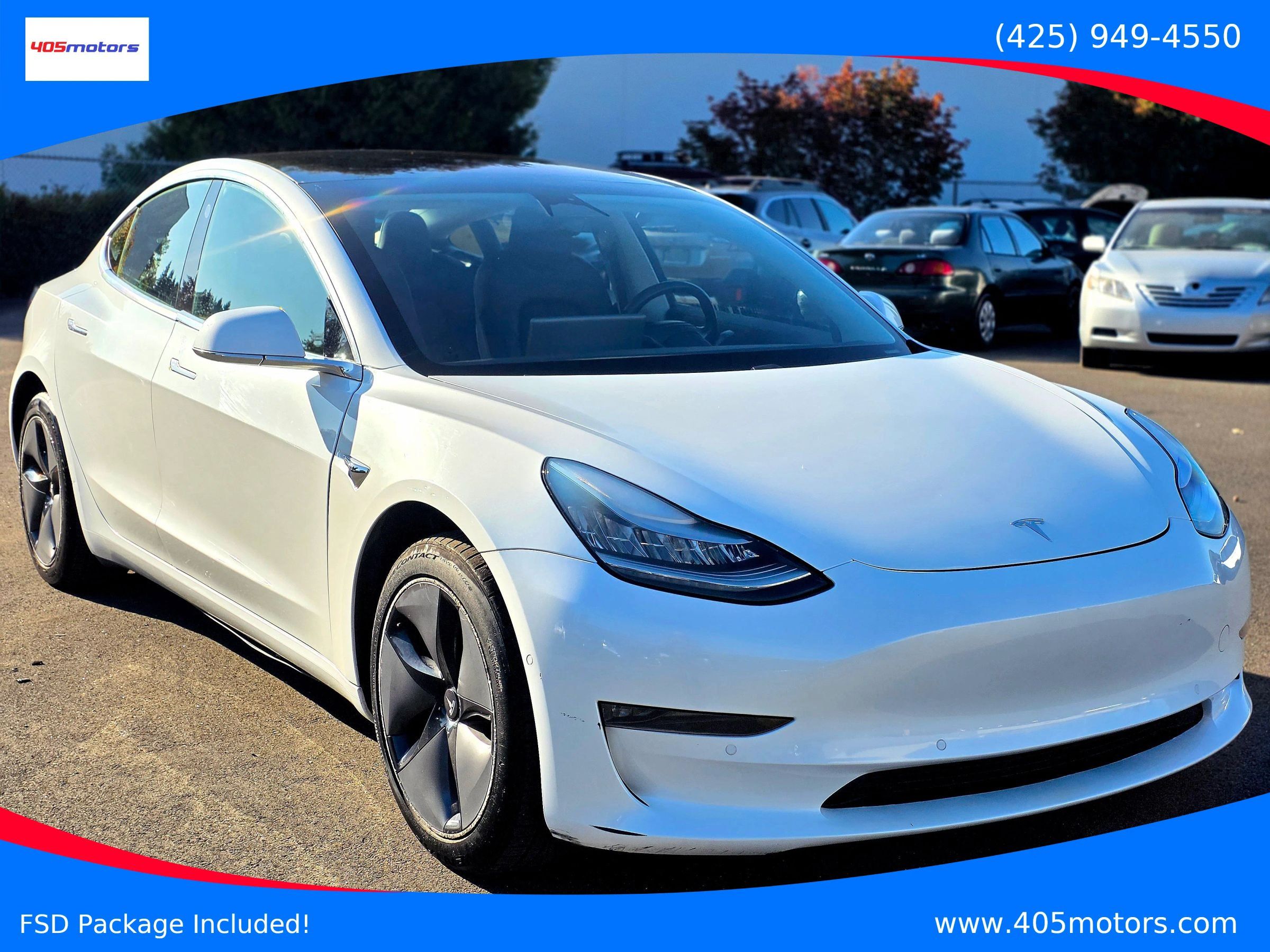 Used 2018 Tesla Model 3 Long Range AWD/4WD image 1