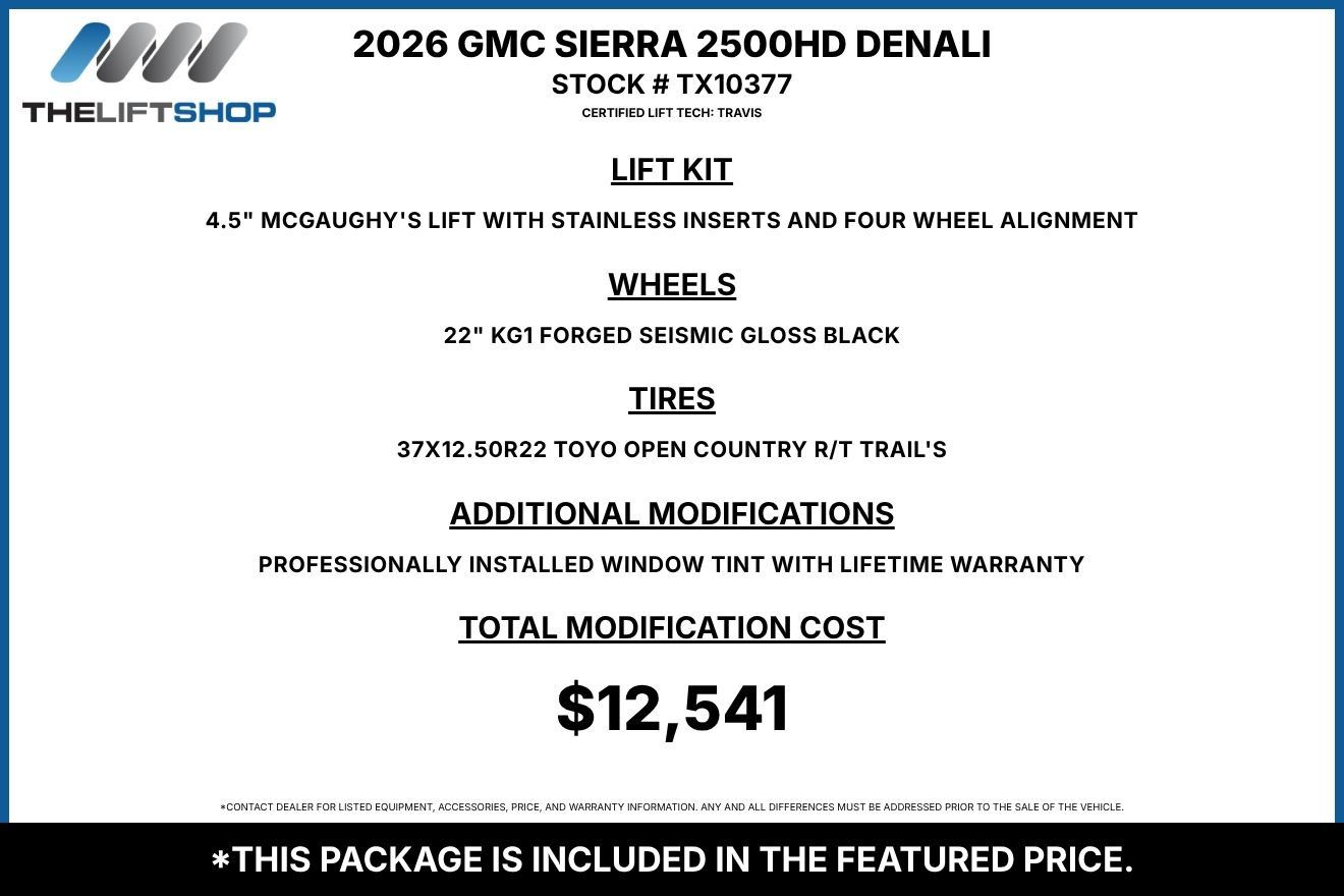 Used 2026 GMC Sierra 2500 Denali w/ Denali Reserve Package AWD/4WD image 2