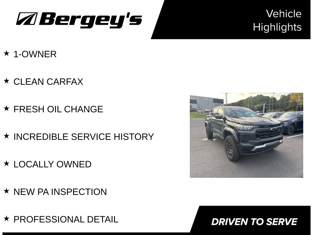 Used 2023 Chevrolet Colorado Trail Boss w/ Technology Package AWD/4WD image 4