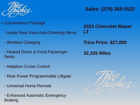 Used 2023 Chevrolet Blazer LT w/ Convenience Package AWD/4WD image 7
