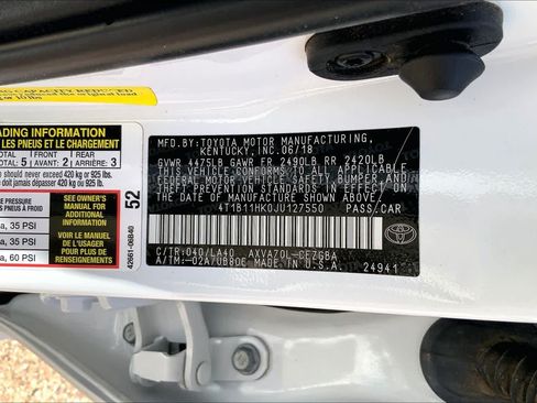 Used 2018 Toyota Camry XLE FWD image 31