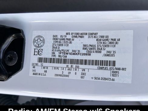 Used 2019 Ford F150 Lariat w/ Equipment Group 502A Luxury image 14