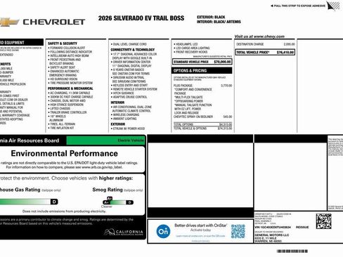 New 2026 Chevrolet Silverado EV Trail Boss w/ Plus Package image 4