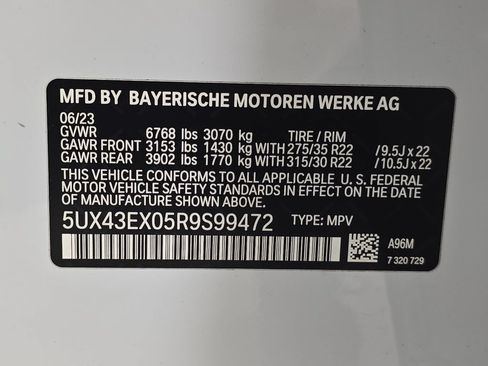 Used 2024 BMW X6 M60i w/ Dynamic Handling Package AWD/4WD image 34