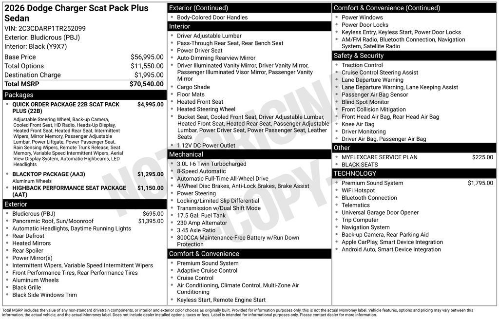 New 2026 Dodge Charger Scat Pack AWD/4WD image 7