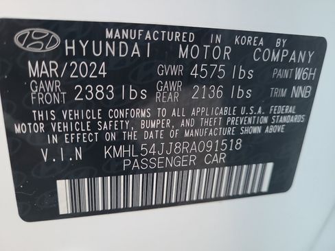 Used 2024 Hyundai Sonata Limited FWD image 34