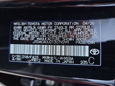Certified 2026 Toyota Prius Plug-In Hybrid FWD image 23