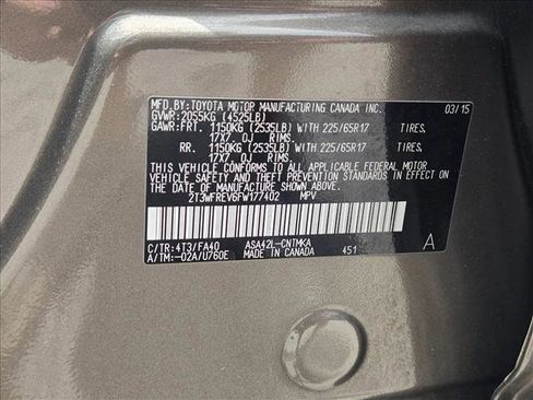 Used 2015 Toyota RAV4 XLE FWD image 21