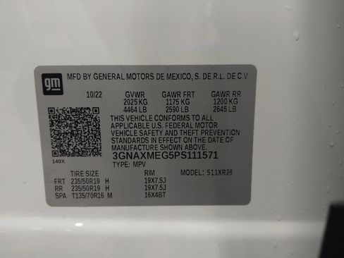 Used 2023 Chevrolet Equinox RS w/ RS Leather Package FWD image 33