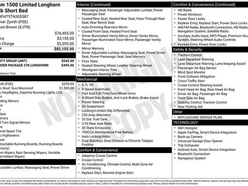 New 2026 RAM 1500 Limited w/ Bed Utility Group AWD/4WD image 7