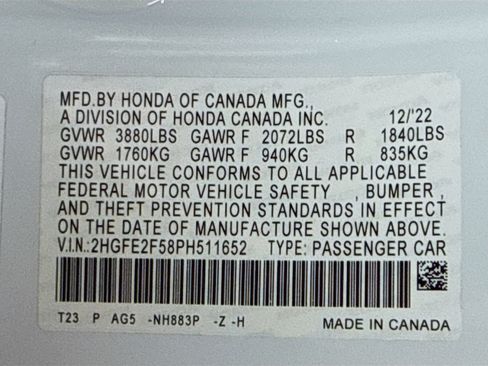 Used 2023 Honda Civic Sport image 40