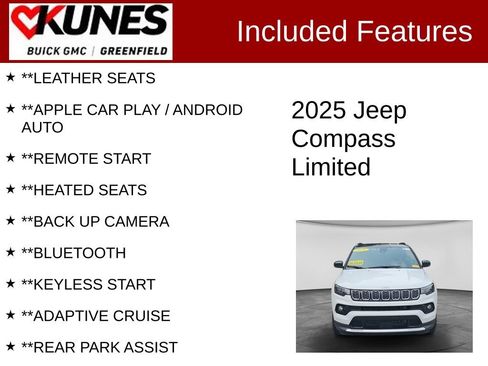 Used 2025 Jeep Compass Limited AWD/4WD image 2