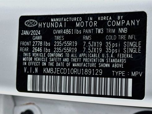Used 2024 Hyundai Tucson Limited AWD/4WD image 17