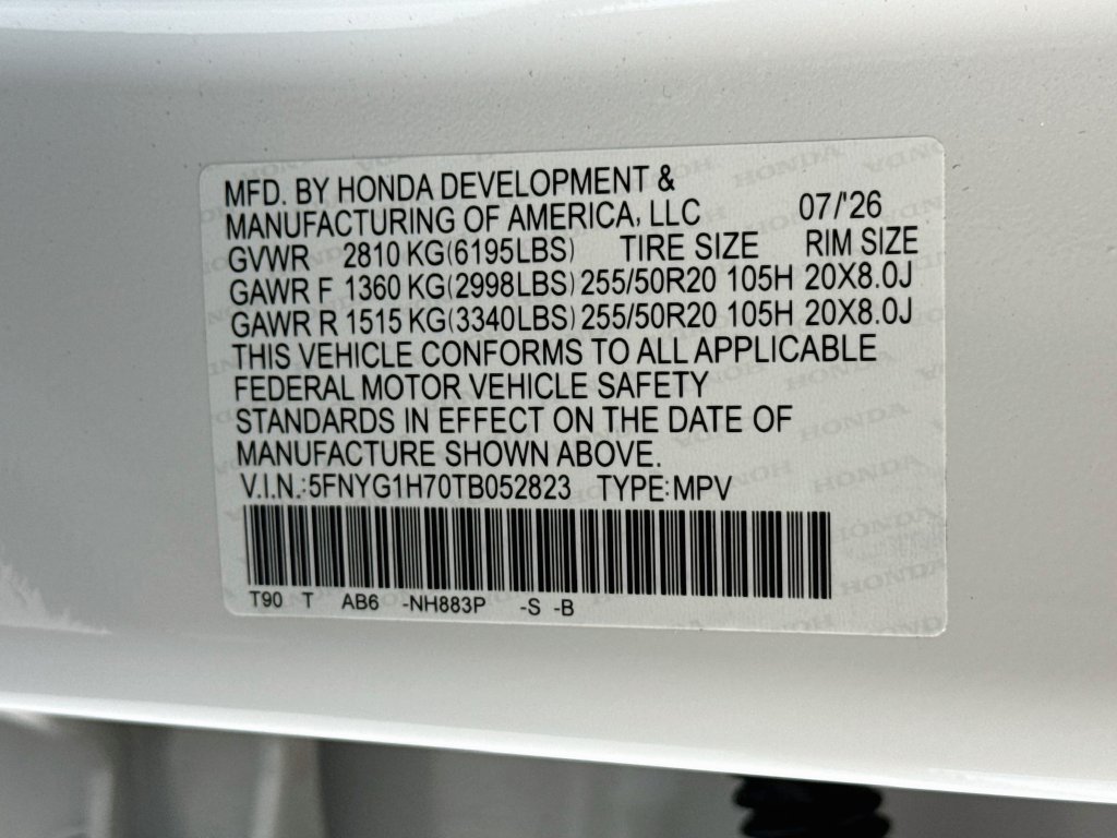New 2026 Honda Pilot Touring image 33