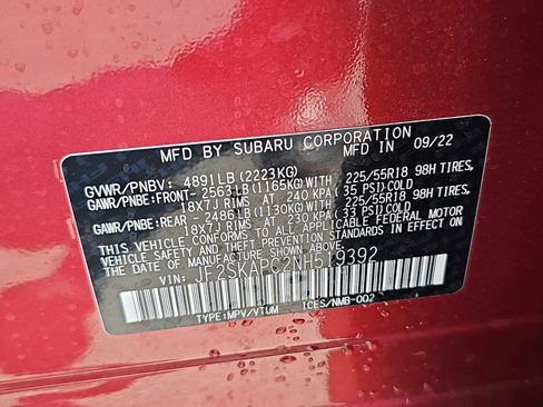 Certified 2022 Subaru Forester Limited w/ Popular Package #2 AWD/4WD image 16