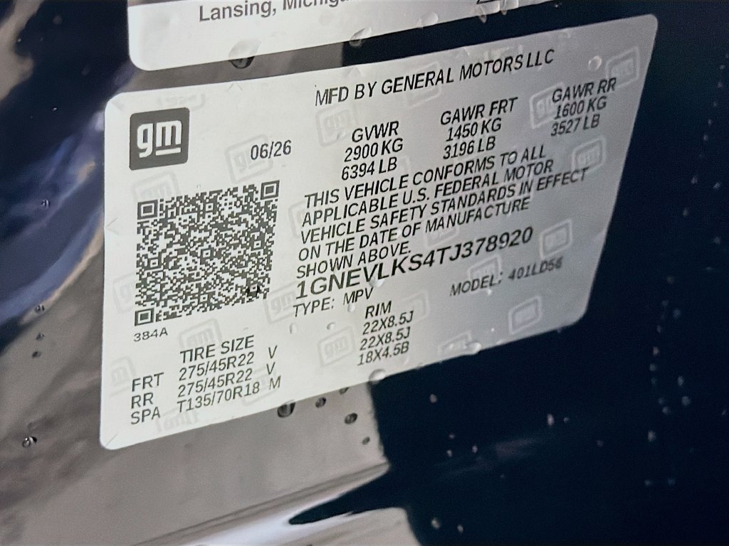 New 2026 Chevrolet Traverse RS w/ LPO, Floor Liner Package AWD/4WD image 30