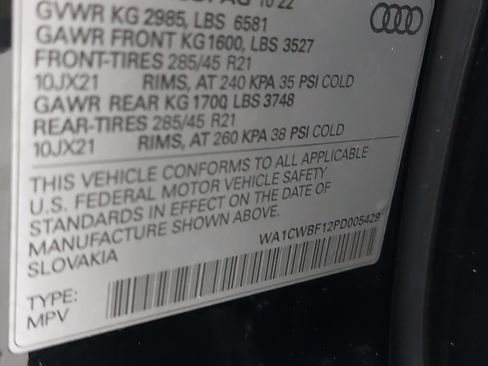 Used 2023 Audi SQ8 Prestige AWD/4WD image 38