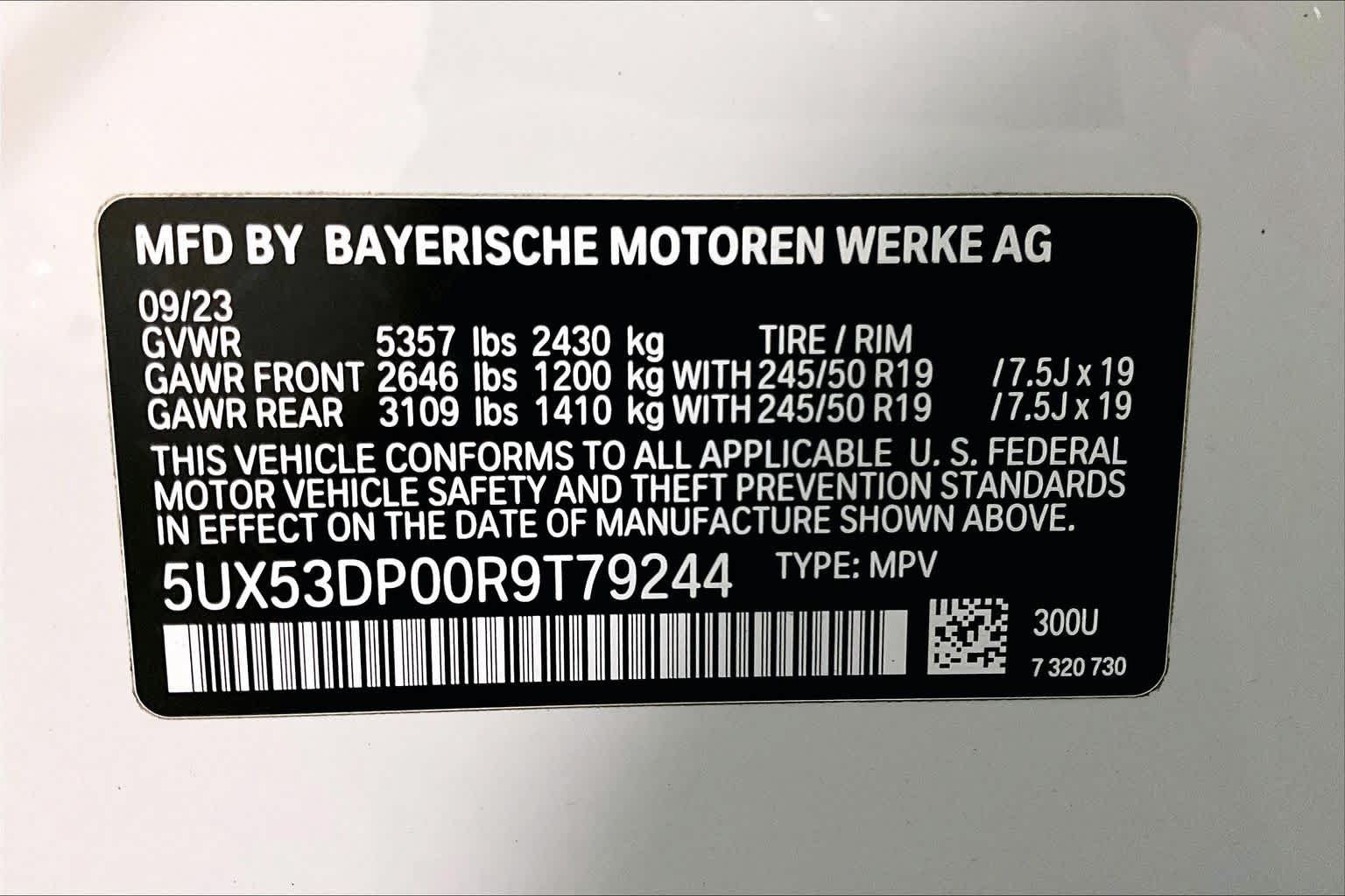 Used 2024 BMW X3 xDrive30i w/ Convenience Package AWD/4WD image 33