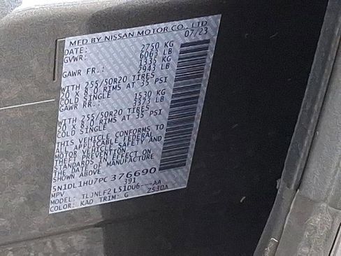 Certified 2023 INFINITI QX60 Autograph image 27