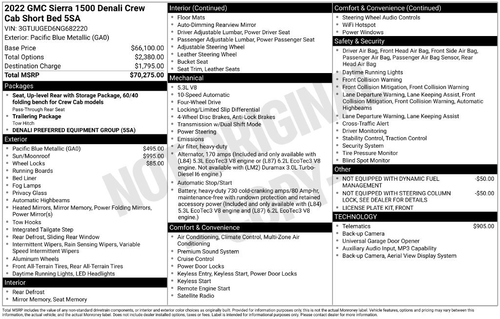 Used 2022 GMC Sierra 1500 Denali AWD/4WD image 6